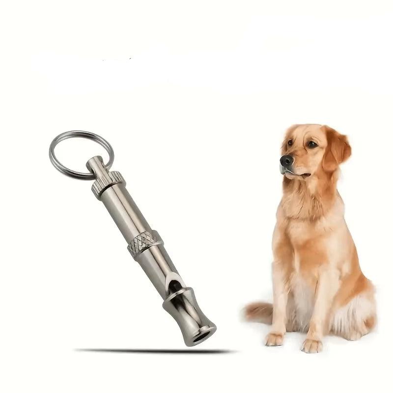 1/2Pcs Dog Whistle to Stop Barking, Adjustable Sound Pitch Dog Whistle with Keychain, Professional Recall Pet Puppy Cat Dog